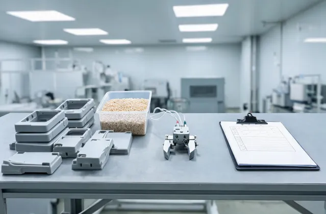 Electronics assembly plastics